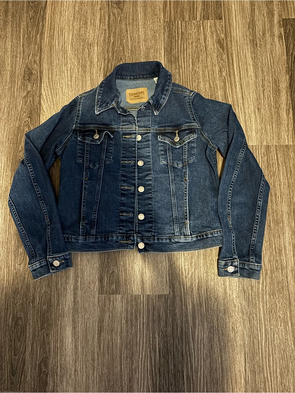 Women’s Dark Blue Denim Jacket - Signature